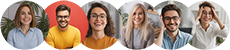 Avatares de clientes